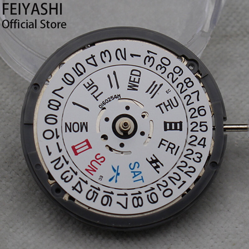 NH36A Automatic Mechanical Movement 3 O'clock Crown Japan Original  Men's Watches Repair Accessories Day Date Week Parts