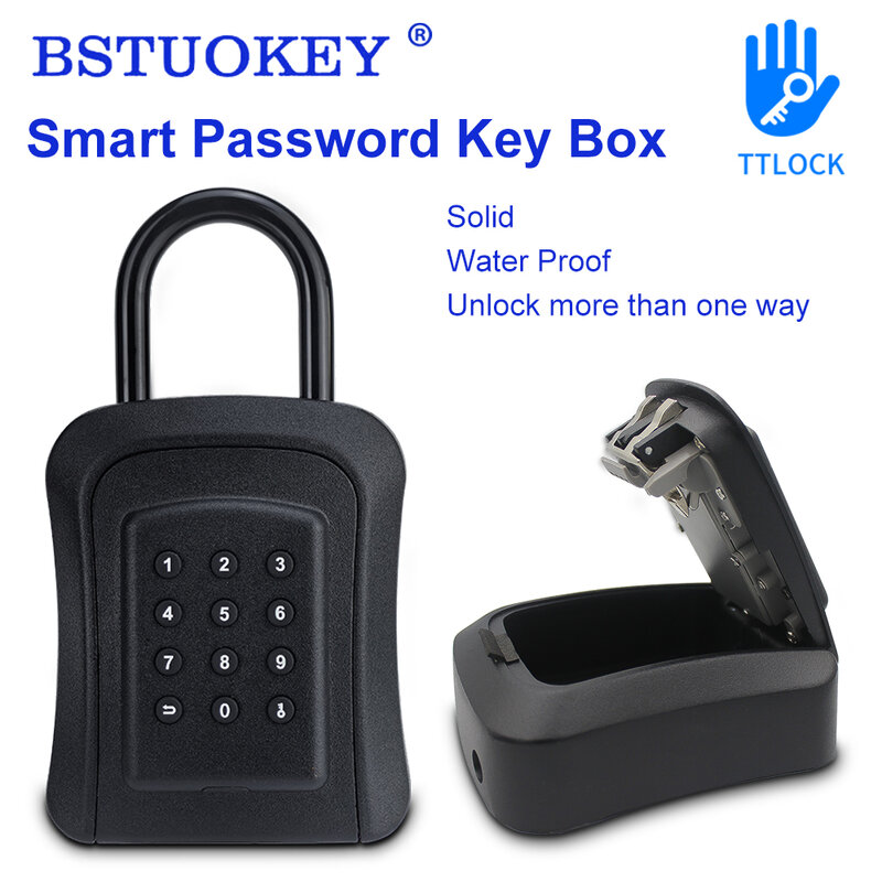 Aplikacja TTlock ze stopu cynku sejf hasło Smart Digital Cerradura inteligentny Bluetooth elektroniczny przenośny skrzynka bezpieczeństwa zamka