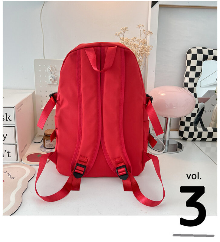 Nowy, ładny plecak dla dziewczynki Hello Kitty z pięcioramienną gwiazdą, wszechstronny, modny plecak szkolny o dużej pojemności dla kobiet