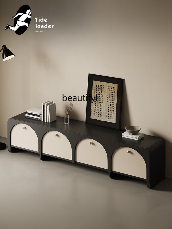 Cool Style Retro Creative New TV Cabinet soggiorno Home Cream Style Curio Cabinet