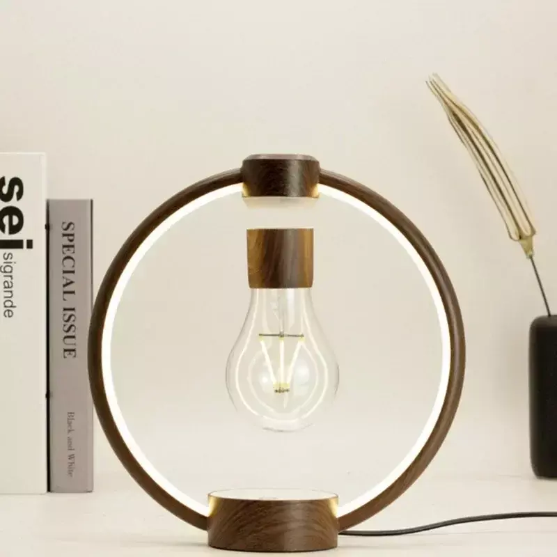 High-quality Magnetic Levitating Bulb Retro Atmosphere Lamp Eye Protection RGB LED Night Light USB Lamp for Home Room Decor Gift