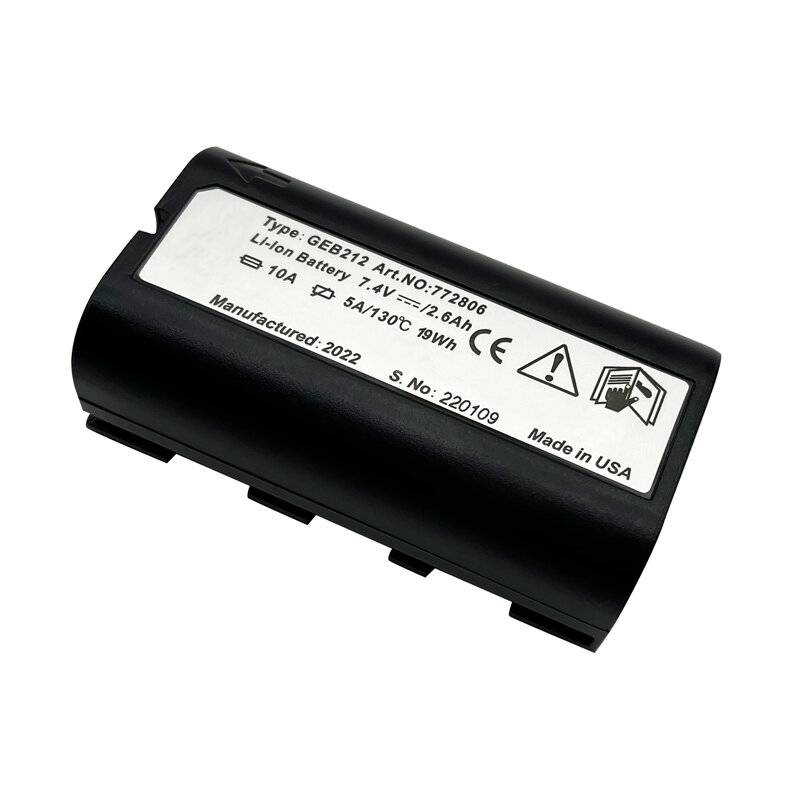Bateria GEB212 para Leica, ATX1200, ATX1230, GPS1200, GPS900, GRX1200, 7.4V, 2600mAh