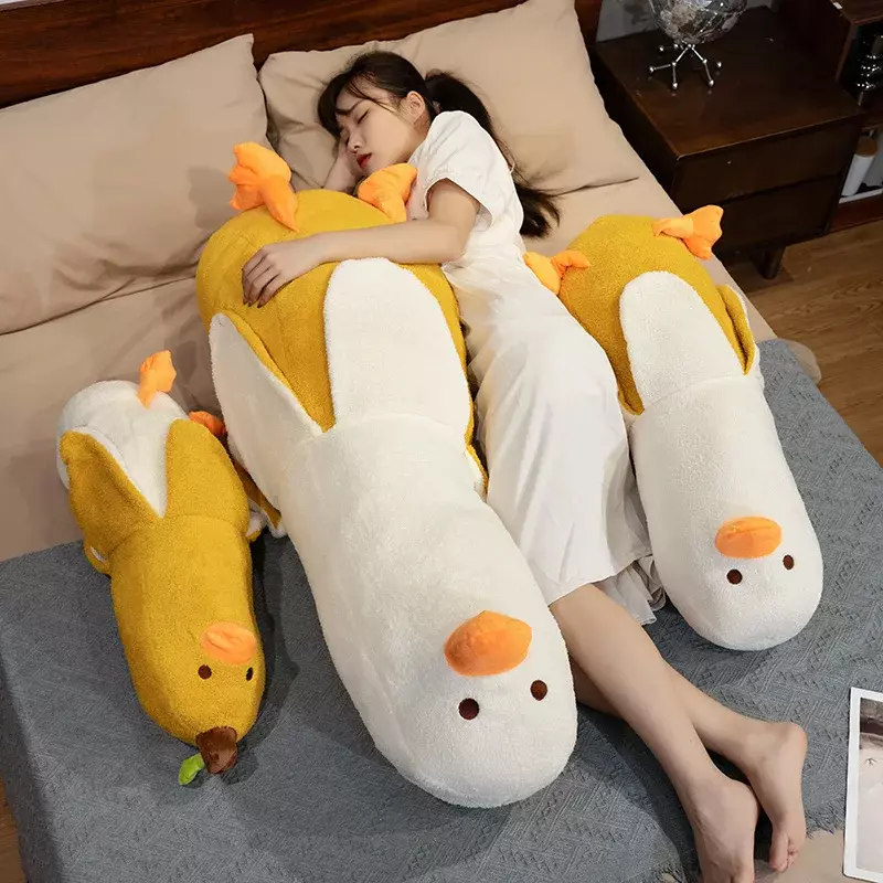 Creative Kawaii Banana Plush Toy Cute Duck Throw Pillow Doll Send Children Christmas Birthday Presents