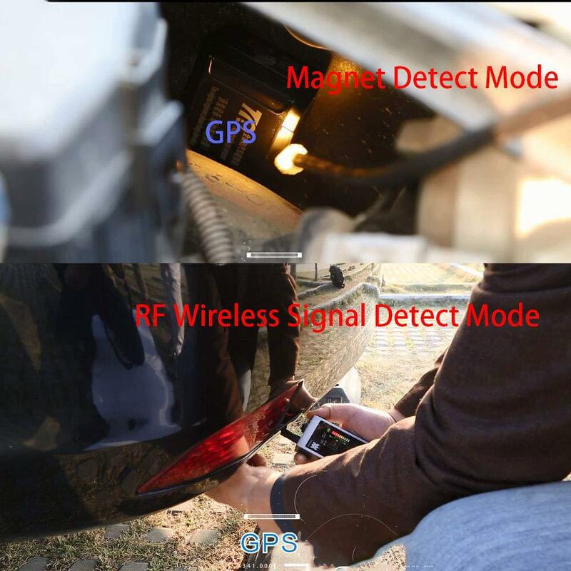 GPS-Detektor Ortungs-Tracker Lochblende Kamera drahtloses Signal Anti-Lausch-Monitor Erkennung Scanner Aluminium legierung Shell
