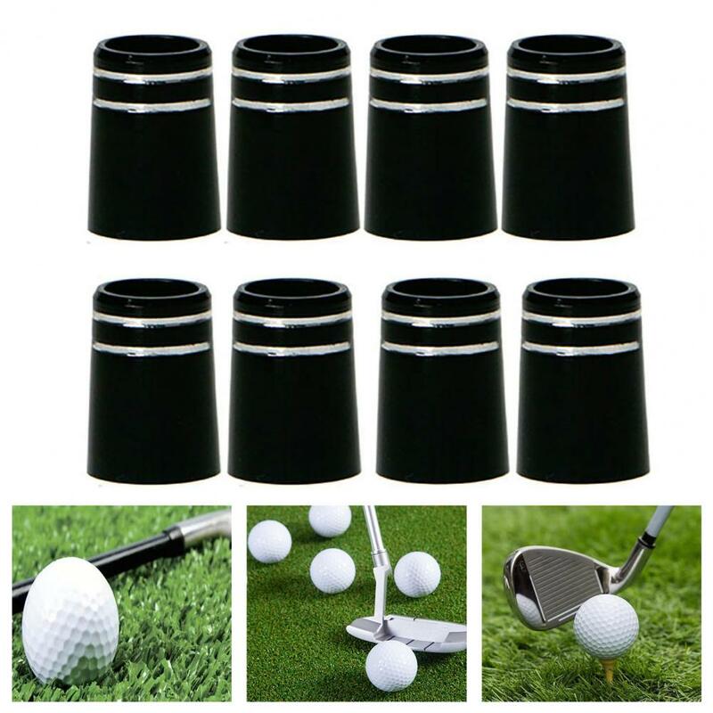 Vírulas de golfe com anel único, Slip-on Anti-risco, Luva do eixo de polimento, Golf Club Rubber Sleeve, Golf Supplies