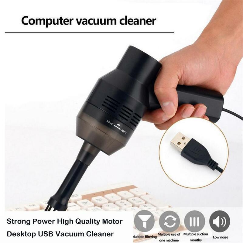 Portable Mini Handheld Usb Vacuum Cleaner Wireless Charging Desktop Keyboard Cleaning Tool For Laptop Desktop Car Cleaning