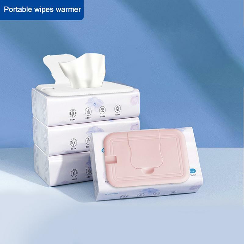 Baby Wipe Heating Box Cover Napkin Heater Thermal Warm Wet Towel Dispenser Portable Home Car Mini Tissue Paper Warmer Supplies