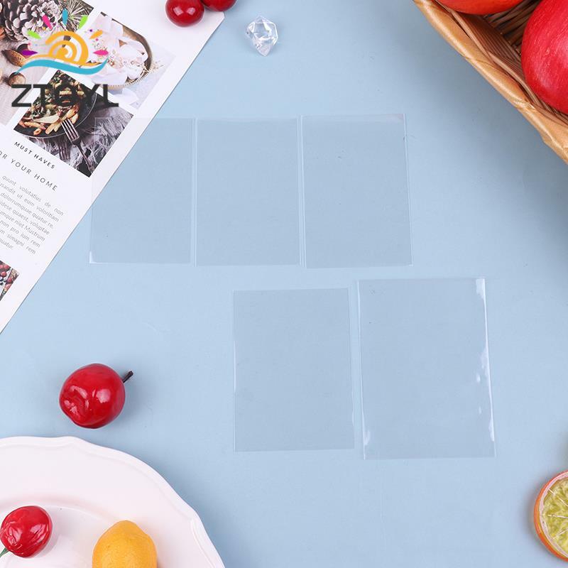 Manchons de cartes coréens transparents sans acide, carte photo rigide 3 pouces, protecteur holographique, classeur d'album à Film