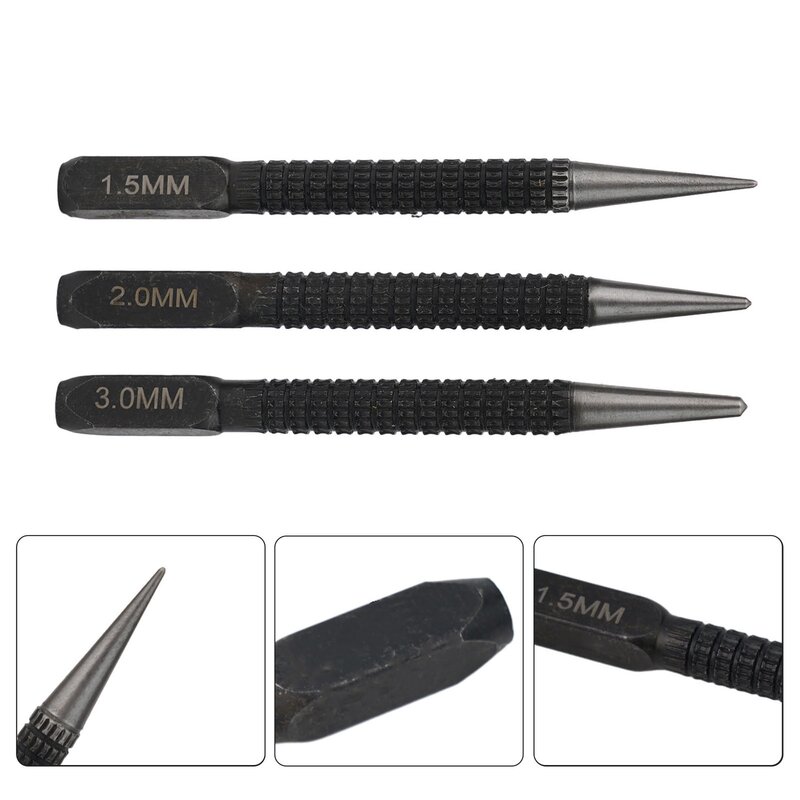"Experience Unmatched Marking Precision with Our Durable Alloy Steel Center Punch Perfect for Woodworking and Metalworking"