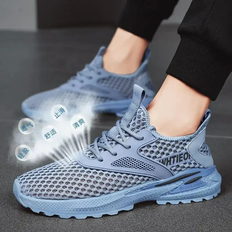 Sneaker Running Shoes Summer Tenis Breathable Running  Men's Shoes Shock-Absorbing Men's Running Shoes Skateboard