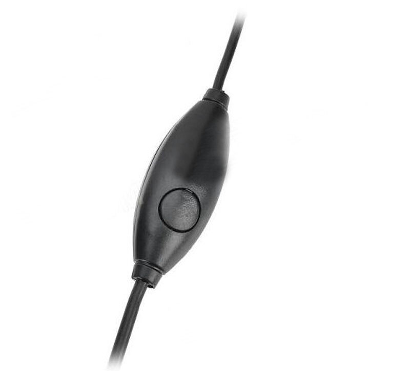 10x Baofeng UV-5R Radio bidirezionale 2 Pin gancio per l'orecchio PTT Mic vivavoce auricolare flessibile microfono per 888s Kenwood HYT Walkie Talkie