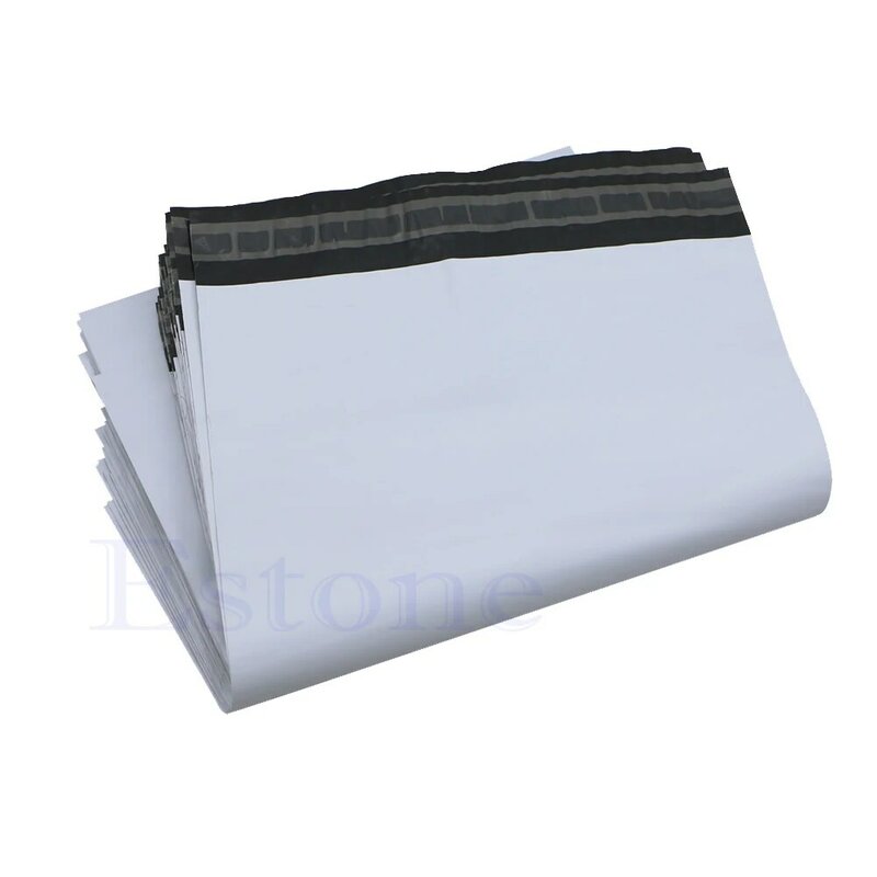 100Pcs Poly Mailer Самозапечатывающийся пластиковый почтовый конверт для доставки