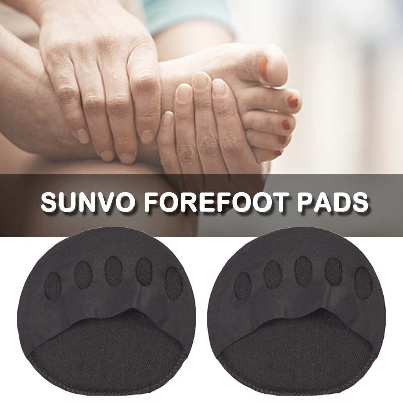 Forefoot Pads for Women High Heel Anti-slip Metatarsal Half Insoles Five Toe Breathable Pain Relief Inserts Feet Care Cushions