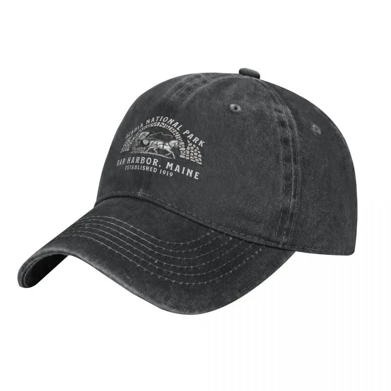 Park narodowy Acadia kapelusz kowbojski czapka typu Trucker Rugby nowy w kapeluszu damski 2024 męski