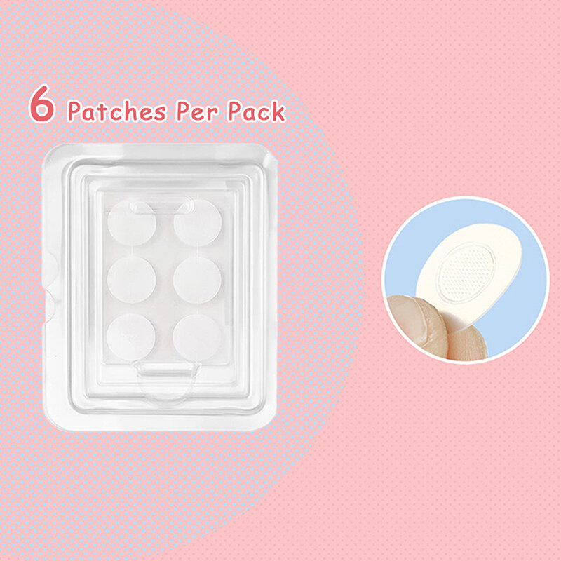 Patchs anti-acné, 6 autocollants, petites aiguilles, élimination des boutons, apaisant pour la peau, traitement des imperfections