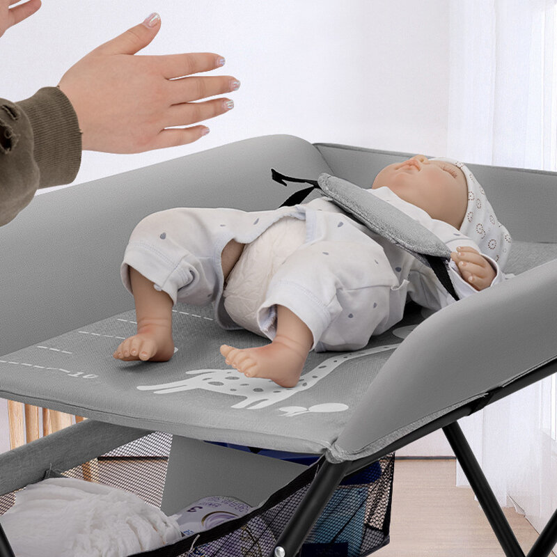 Recém-nascido Baby Care Desk, Fralda-Mudar Tabela, Mudando Caso, Dobrável, Massagem