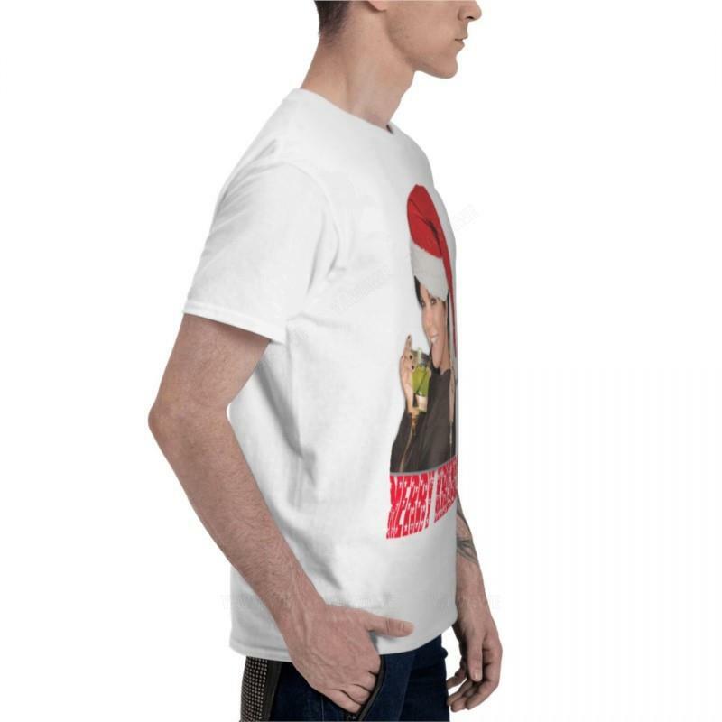 Wesołych Świąt! Klasyczny t-shirt niestandardowy t-shirt ubrania vintage slim fit dla mężczyzn zabawny t shirt