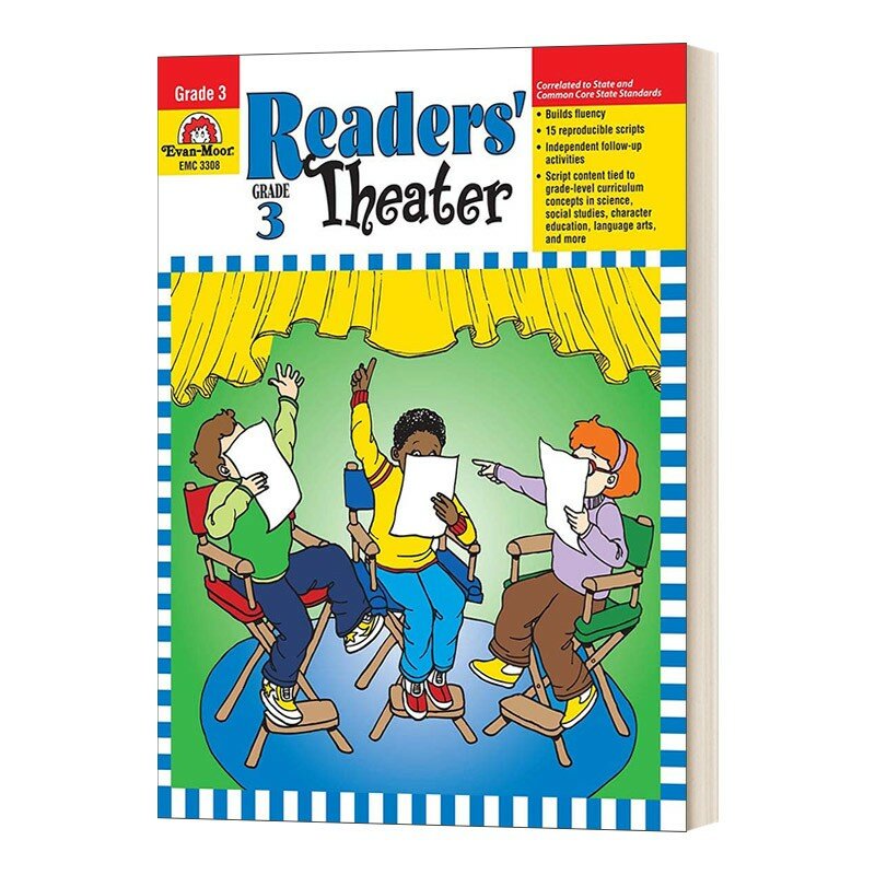 Театр для чтения Эвана-Мора, учебник 3 класса, для детей 8, 9, 10, 11, 12 лет, книга на английском языке 9781557998927