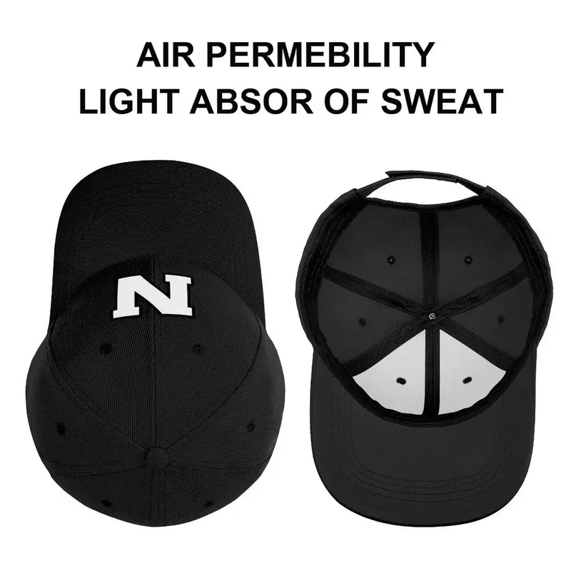 Alphabet Letter N Baseball Cap western Hat Thermal Visor Streetwear |-F-| Boy Women's
