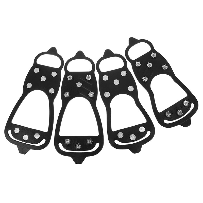 Winter Sport Shoe Cover For Women Men 2PCS 5/8-Stud Anti-Slip Ice Claws Snow Climbing Spike Grips Crampon Cleats Boots Cover