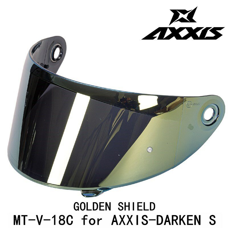 Motocicleta capacete viseira, acessórios originais, MT-V-18C escudo, escurecer S AXXIS escudo