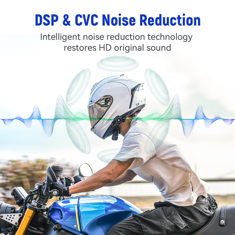 Lexin-Casque Bluetooth G1 pour moto, qualité sonore, haut-parleurs haute définition, nouveau, 2024