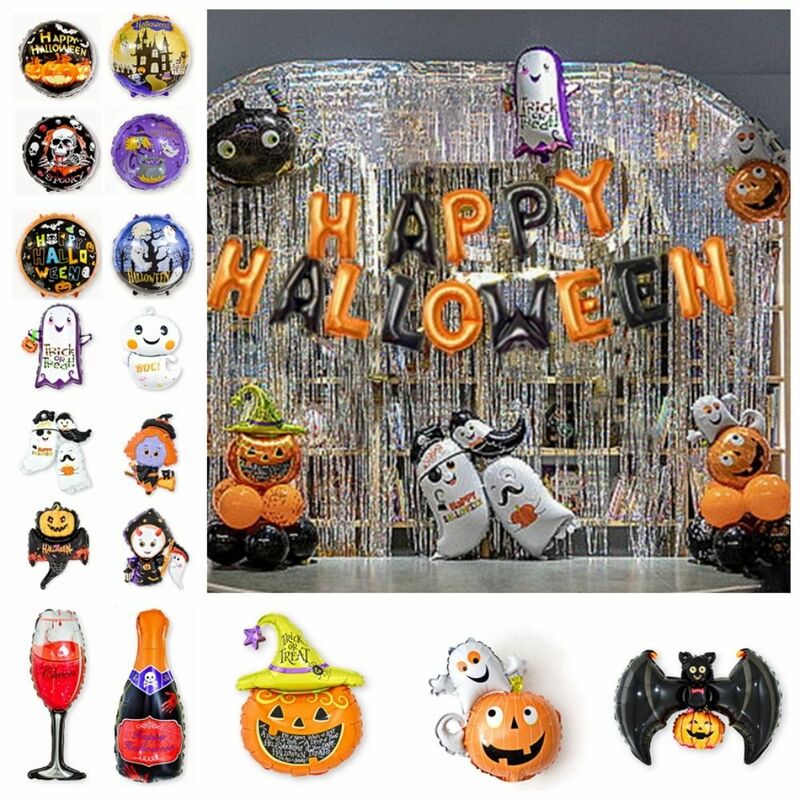 Tema Halloween Balões infláveis, fantasma abóbora Halloween, crânio, aranha, morcego, morcego