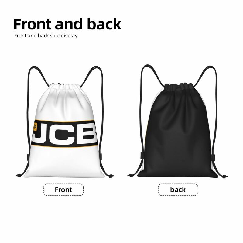 JCB-bolsas con cordón personalizadas para hombre y mujer, mochilas de Yoga para compras, deportes, gimnasio, Sackpack