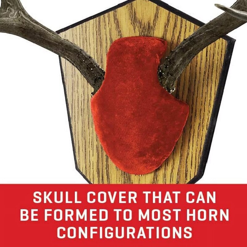 Hunting Antler Mounting Kit, Red Skull Cover