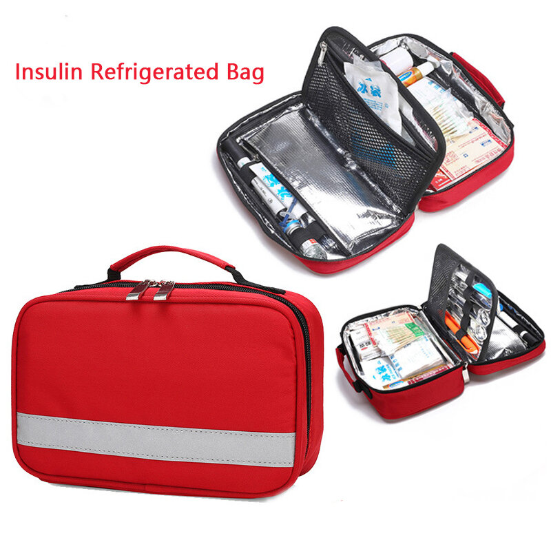 High Quality Waterproof Insulin First Aid Kits Portable Refrigerated Cool Bag Box Medicine Cold Storage bags for Diabetes People