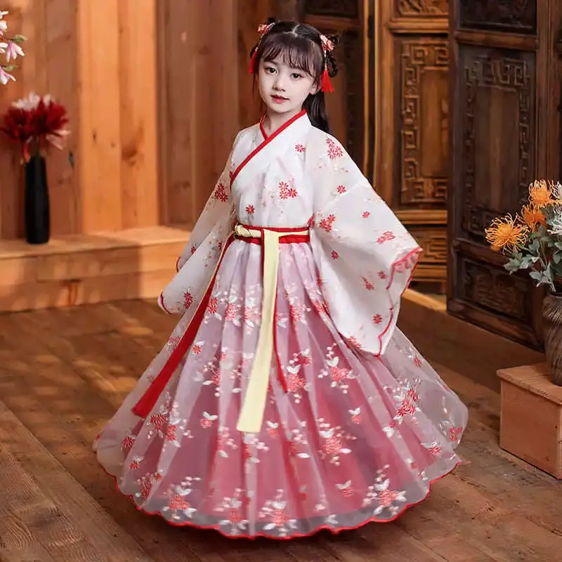 Robe de Soie Alberoise pour Fille, Kimono Traditionnel, Vintage, Ethnique, Antique, Costume de brev, Ensemble Cosplay Hanfu