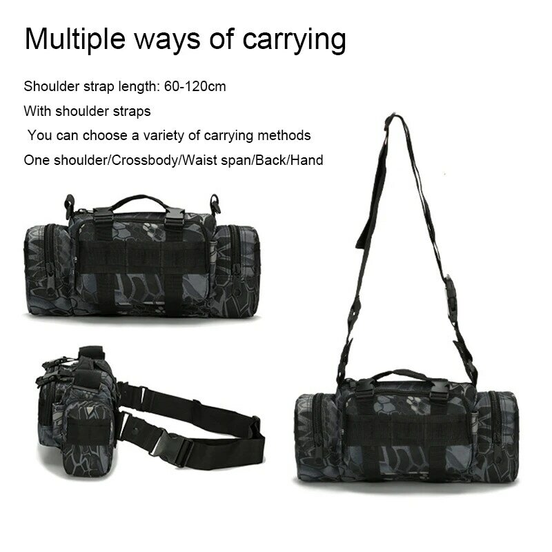 Stylish Portable Nylon Waterproof Multi-functional Men's Waist pack/Satchel Hiking Fishing Camping