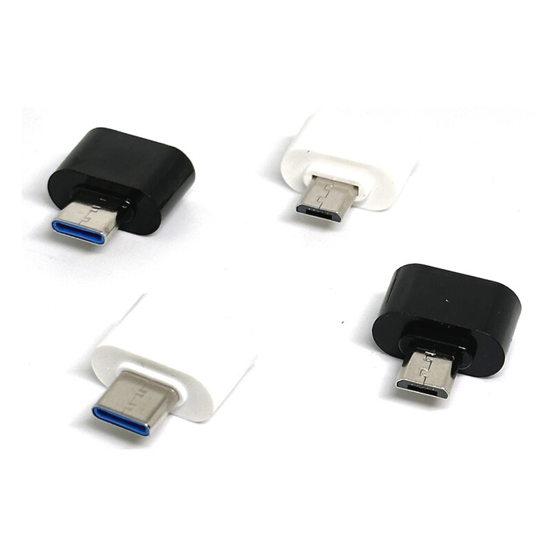 Universal Type-C para USB 2.0 adaptador para o telefone móvel, conector OTG, novo cabo, 1, 2, 5, 10, 20 pcs
