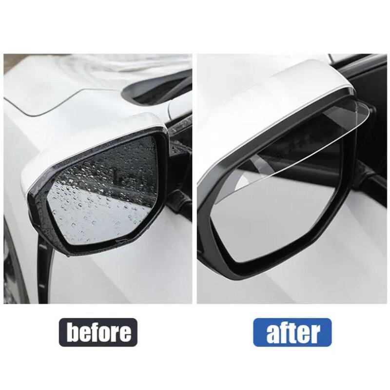 2Pcs Car Side Mirror Rain Eyebrow Guard Rearview Mirror Rain Cover  Waterproof Rearview Mirror Sun Visor Protector Auto Decor