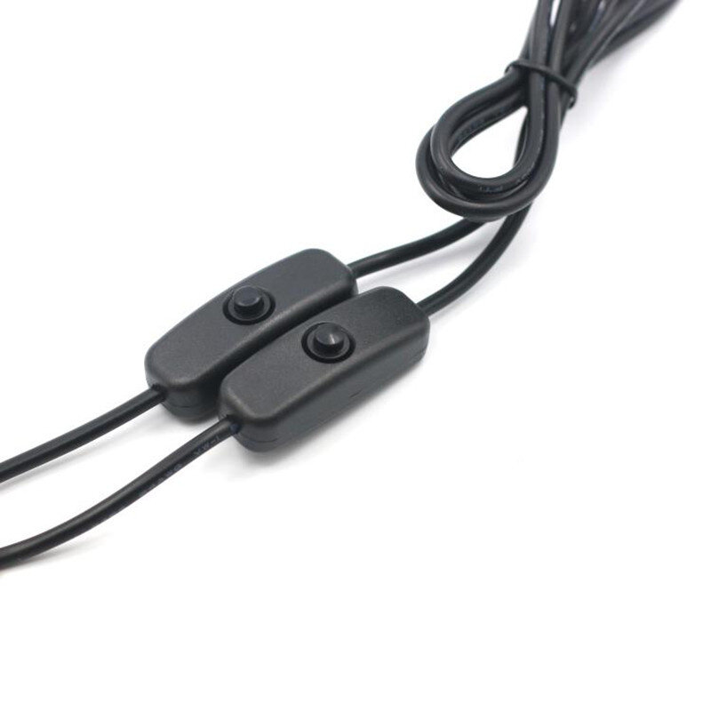 Przewód zasilający, kabel ładowarki samochodowej podwójna wtyczka USB żeńskie DC 12V do 5V 3A 15W przetwornica napięcia Regulator konwertera