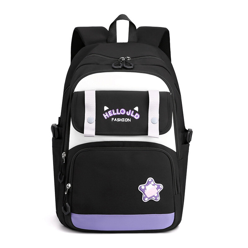 Fashion Lightweight School Backpacks for Teenager Girls Large Capacity Waterproof Women's Casual Travel Bags Students Schoolbags