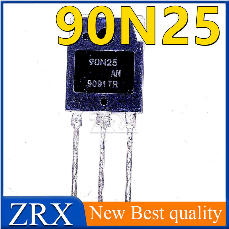 Transistor de efecto de campo 90N25 original, 90a, 250v, MOS, TO3P, 5 uds./lote