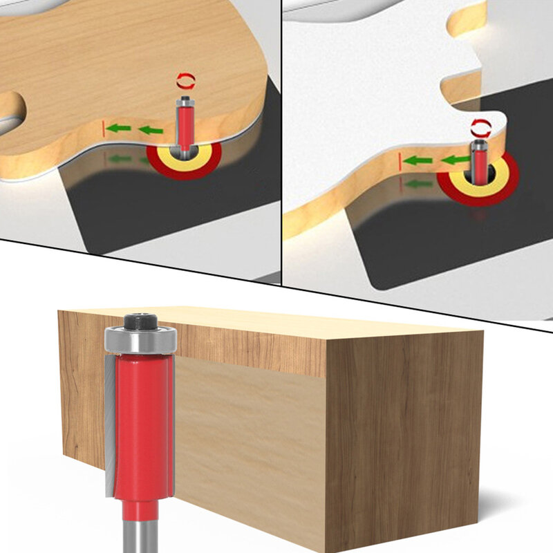 4 шт. фреза для фрезерного станка, фреза, строгальный инструмент для настольного маршрутизатора, мягкая древесина