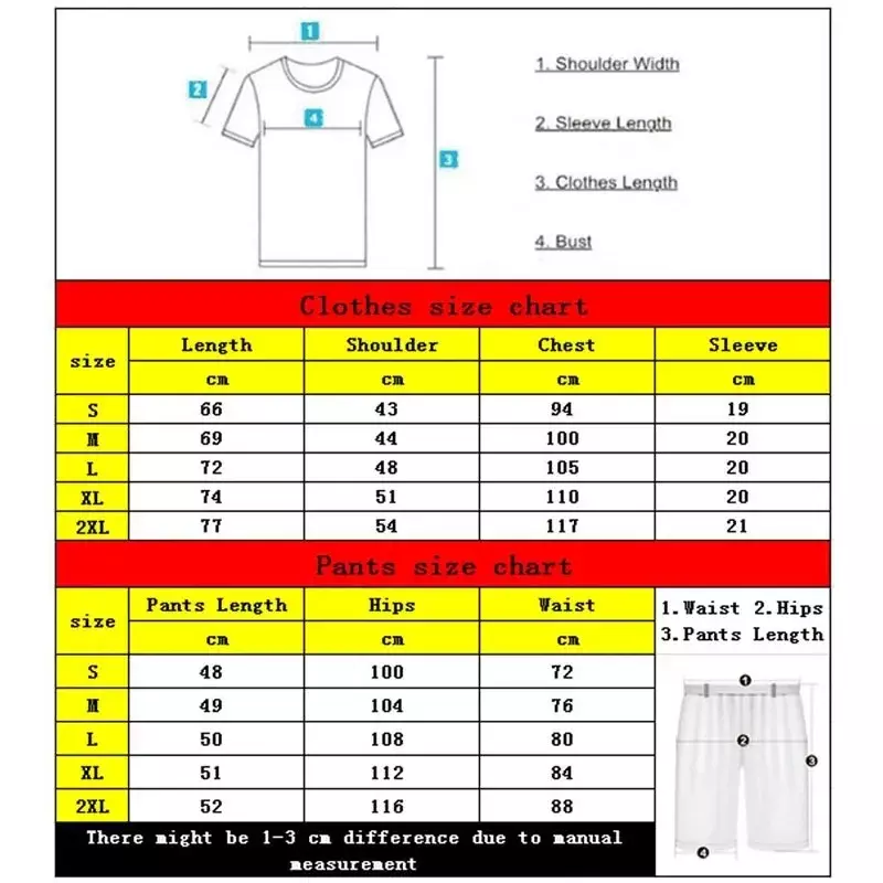2024 Summer Fashion Brand T-shirt Shorts Men's Sets Tracksuit Printed Sportswear Suits Male Short Sleeves T shirt 2 piece set