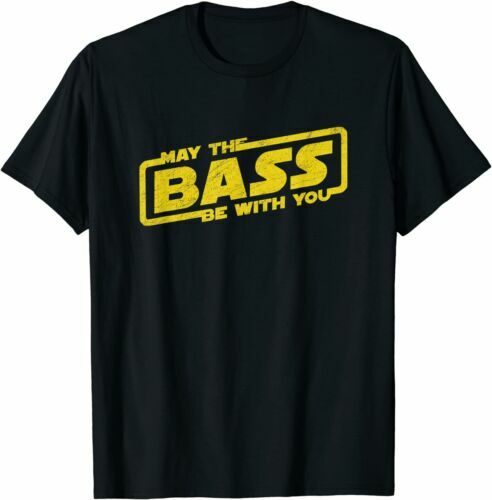 Neu May The Bass Be With You - Electro Musik - Bass Spieler Premium T-shirt
