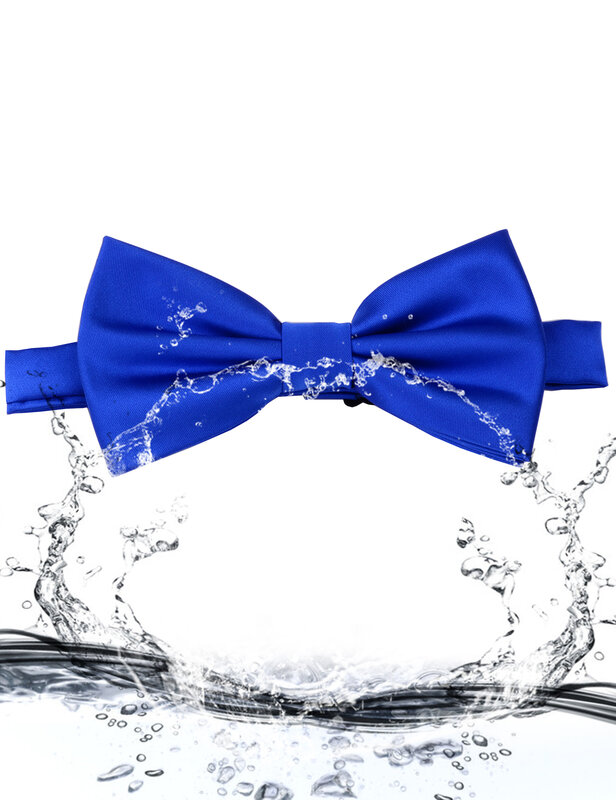 Классический однотонный Шелковый водонепроницаемый галстук-бабочка красочный двойной складной галстук-бабочка для мужчин аксессуары для делового офиса свадебного подарка бант