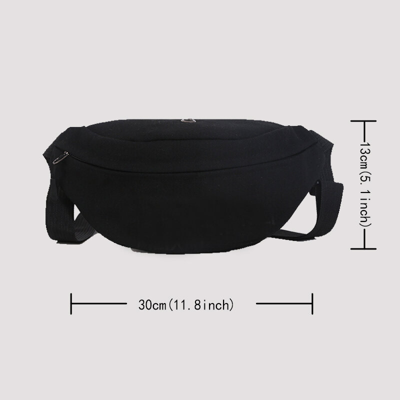 Men's Waist Bag Fashion Fanny Pack Chest Pack Outdoor Sports Crossbody Bags Casual Women's Travel Text Pattern Waist Packs