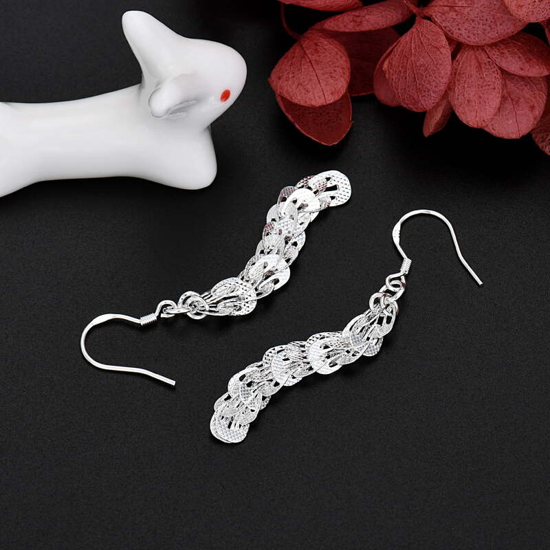 Neue Mode kpop Sterling Silber hübsche benutzer definierte Ohrringe für Frauen Luxus Designer Party Hochzeit Schmuck Geburtstags geschenke