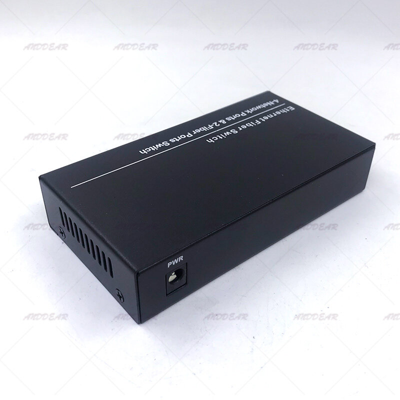 2SFP4E 10/100/1000M Gigabit Ethernet Switch Ethernet Fiber Optische Media Converter 4RJ45 & 2 * Sfp fiber Poort