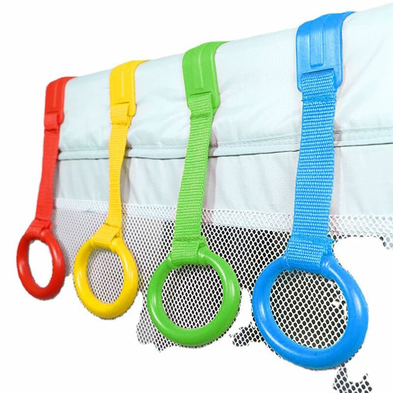 Pull Ring for Playpen Baby Crib Hooks General Use Hooks Baby Toys Pendants Bed Rings Hooks Hanging Ring Help Baby Stand