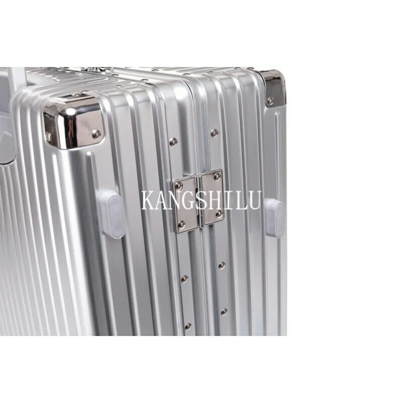 Предпочтительный чемодан для ручной клади из алюминиево-магниевого сплава, 20-дюймовая дорожная тележка на колесах со стандартным паролем, Дорожный чемодан с алюминиевой рамкой
