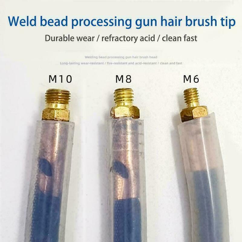 1 pz decapaggio parrucca TIG spazzola MIG M6/8/10 copertura pulizia saldatura saldatura pulitore attrezzature per la lavorazione dei metalli parti dello strumento di saldatura