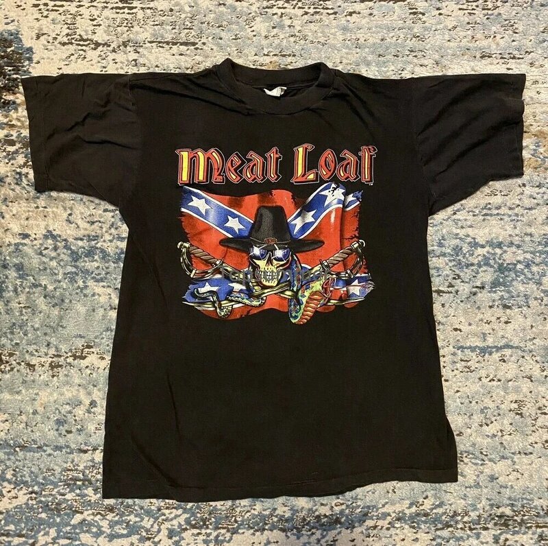 Vintage Meat Loaf Neverland Express Band Shirt | Rare Single Stitch | Size L