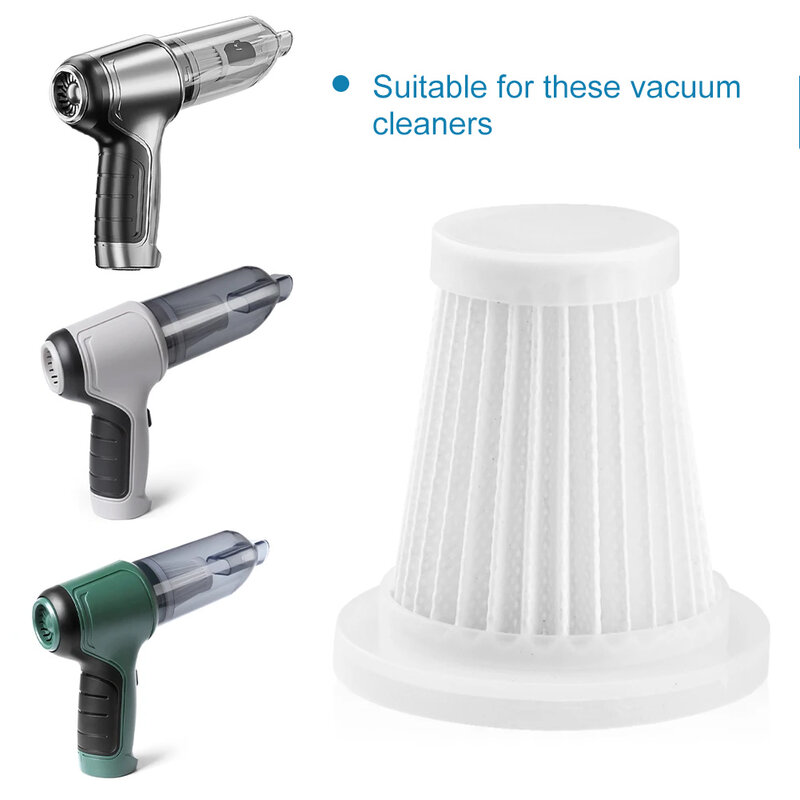Acessórios de limpeza removíveis e substituíveis, Filtro de ferramenta lavável, Pode filtrar partículas de poeira fina, 2 Pcs, 3 Pcs, 5 Pcs