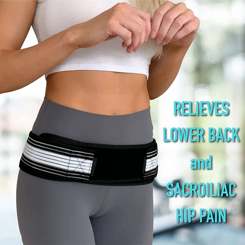 Sacroilac siジョイントヒップベルト、股関節の痛みのためのヒップブレース、腰痛緩和ベルト、坐骨神経痛緩和腰痛サポート